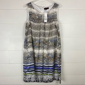 NEW Dana Buchman sleeveless snake print dress
